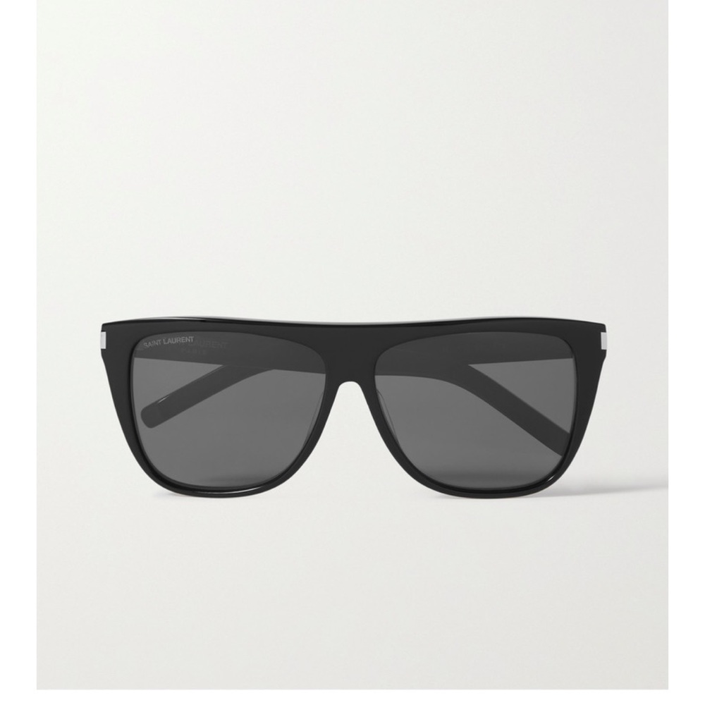 Saint Laurent D-frame acetate sunglasses with case AUTHENTIC - Picture 2 of 11